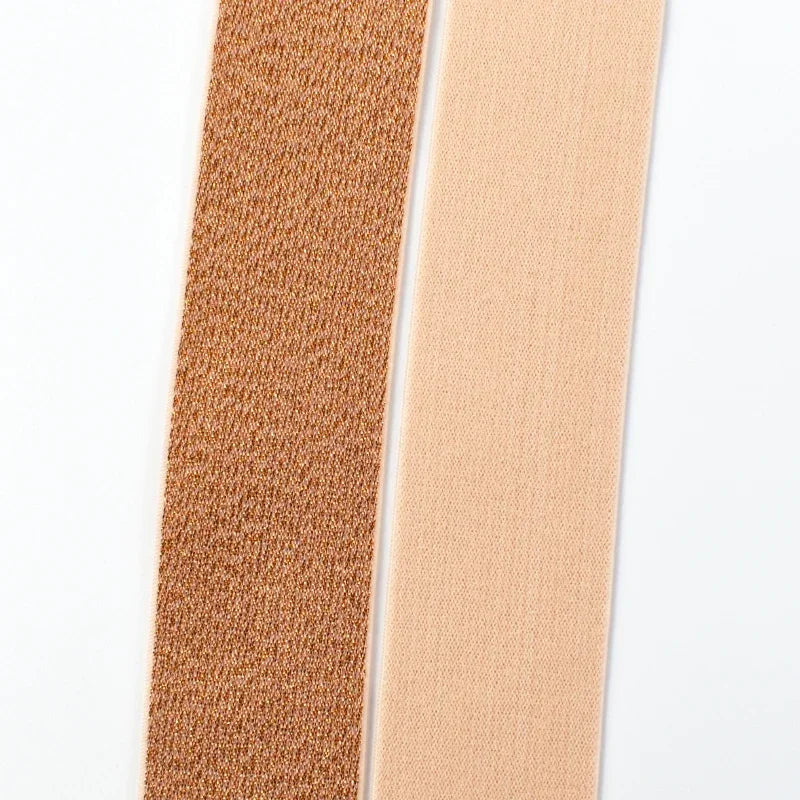 8/300M 25/30/40/50mm Nylon Elastic Bands for Sewing Rubber Band Colored Glitter Nylon Elasticity Webbing Decoration Spandex Belt