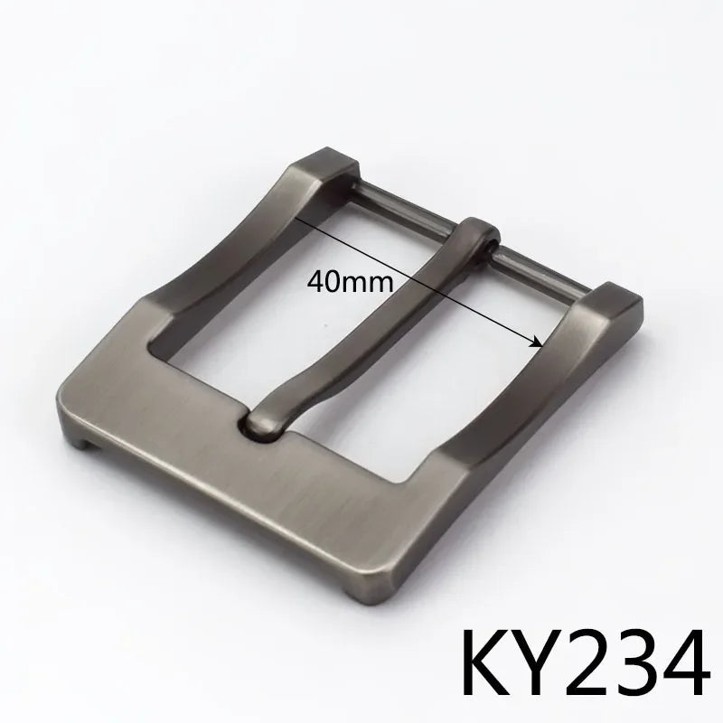 5/130Pcs Men Belt Buckle Metal Single Pin Buckles Jeans Waistband Head Decor for 33-39mm Belts Leather Craft Accessories