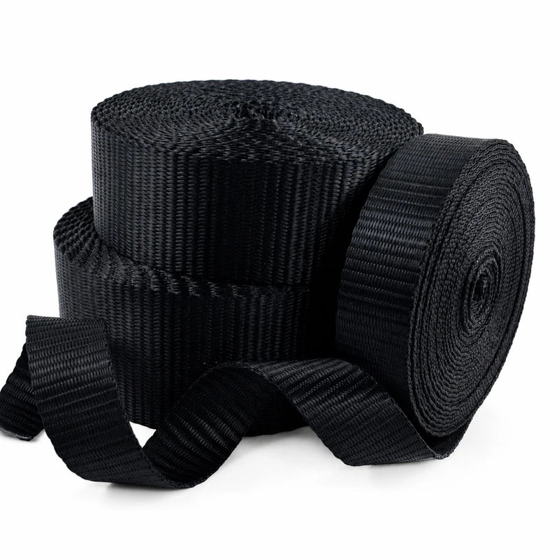 8/200M 25/38/50mm Polyester Webbing Tapes 1.2/1.6/1.8mm Thick High-strength Ribbon Strap for Cargo Bundling Band Fixed Supplies