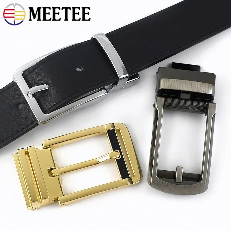 2/30Pcs Metal Men Belt Buckles Single Pin Buckle for 33-34mm Belts Head DIY Casual Jeans Leather Craft Accessories