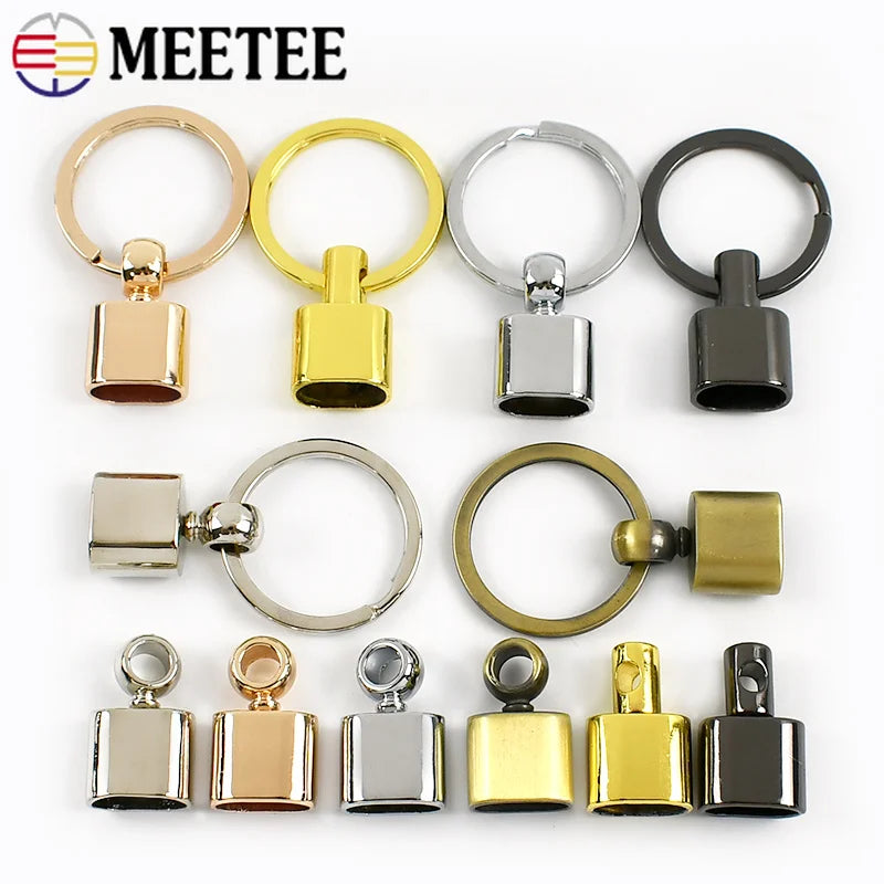 8/300Pcs 14mm O Ring Keychain Metal Buckles Detachable Rings Bags Strap Hanger Hooks Key Rings DIY Hardware Accessories