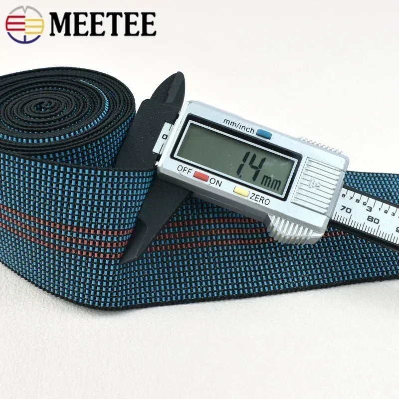 5/100M Elastic Latex Tape Rubber Bands for Furniture Sofa Strap Repair DIY Upholstery Modification Elasticity Belt Chair Material