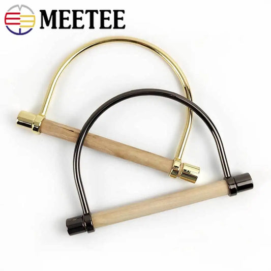 2/70Pcs Meetee 148mm Metal Bag Handles Buckles Handbag Strap Handle Clasp Clutch Lock Decoration Hardware Accessories DIY Leather Craft
