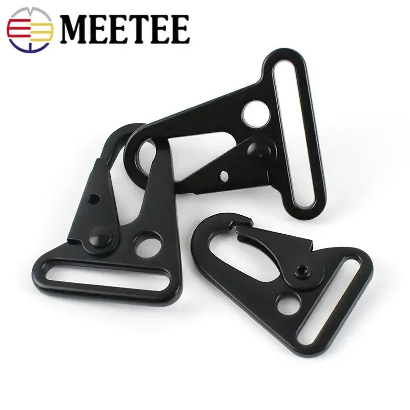 25/800Pcs Metal Buckle Carabiner Clip Webbing Backpack Strap Trigger Snap Hook Belt Outdoor Keychain Hanging Climbing Tool