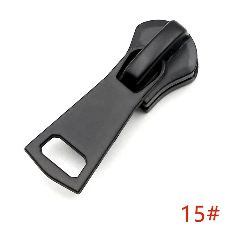 30/1000Pcs 3# 5# 8# 10# 15# Zipper Sliders for Resin Zippers Bag Jacket Coat Zips Head Puller Repair Kit DIY Sewing Accessories