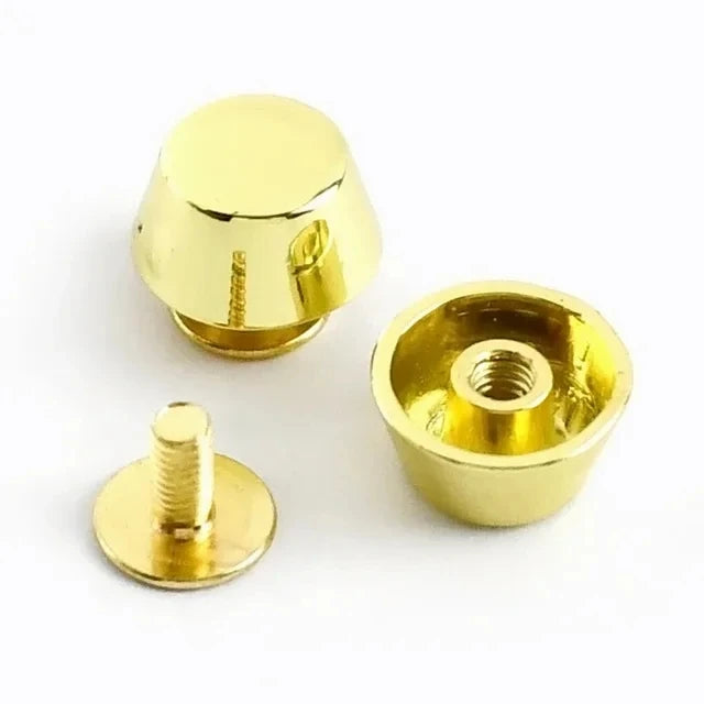 30/1000Pcs Metal Rivets Screw Studs Button Mushroom Rivet Nail Buckle Handbag Protecting Feet Clasp Leather Crafts Accessories
