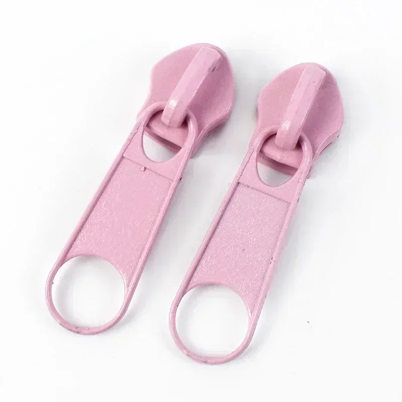 3# 5# Nylon Zipper Slider 30/1200Pcs Colorful Zip Pull Head Clothing Zippers Puller Backpack Closure Zips Sliders DIY Repair Kits