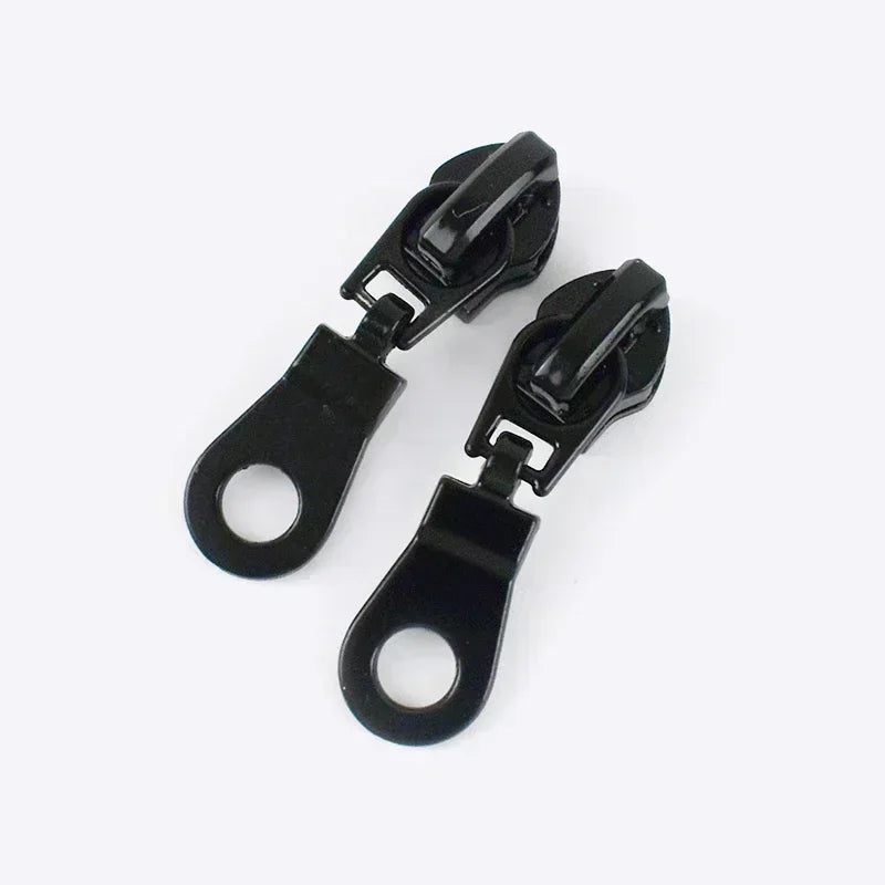 15/500Pcs 5# Zipper Slider for Nylon Zippers Tape Bag Zips Closure Head Puller Suitcase Zipp Repair Kit Sewing Accessories