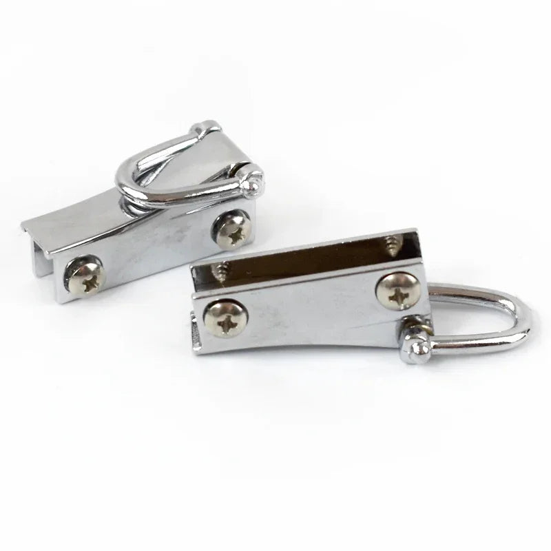 8/200pairs Meetee 20/30mm Bag Metal Ear Shoulder Strap Hang Buckles Side Clamp Hook DIY D Ring Sides Clip Luggage Accessories