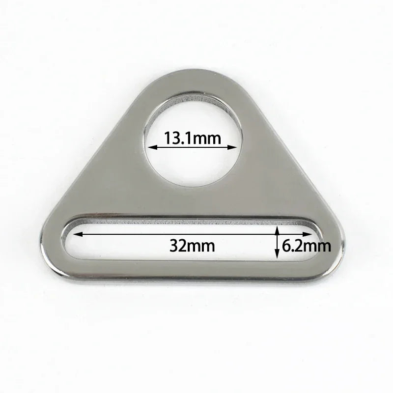 20/600Pcs 16-38mm Stainless Steel Bag Adjuster Buckle Webbing Strap Tri-Glide Slider Clasp Luggage Side Clip Hanger Hook Supplies