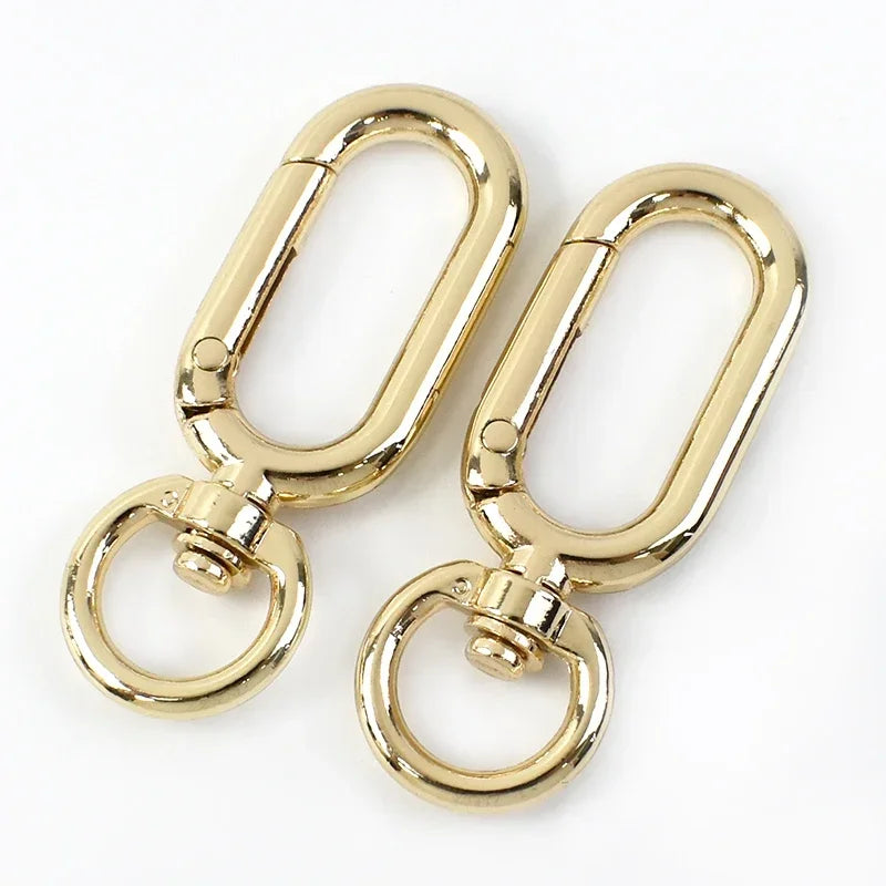 10/360Pcs Metal Buckles O Ring Swivel Lobster Clasp for Bag Strap Handbag Carbiner Clip Snap Hooks DIY Hardware Accessories