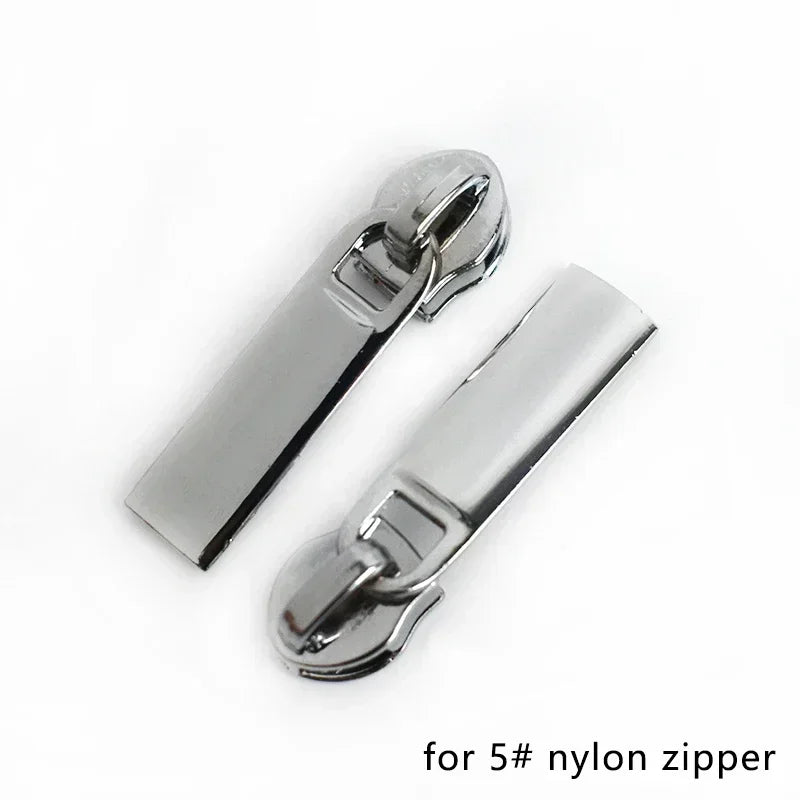 150pcs Meetee Zipper Sliders for 3# 5# Nylon Zippers Down Jacket Zip Head Bag Clothing Zips Repair Kits DIY Sewing Accessories