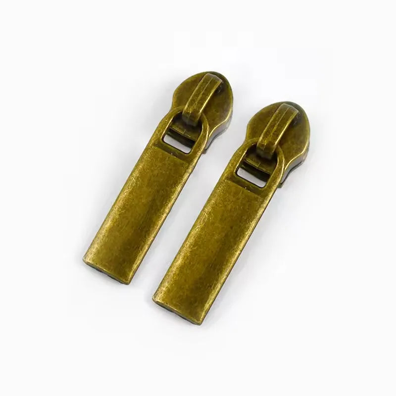 15/500Pcs 5# Nylon Zipper Sliders Zip Puller Head Bags Clothing Decoration Zippers Heads Repair Kit DIY Sewing Accessories