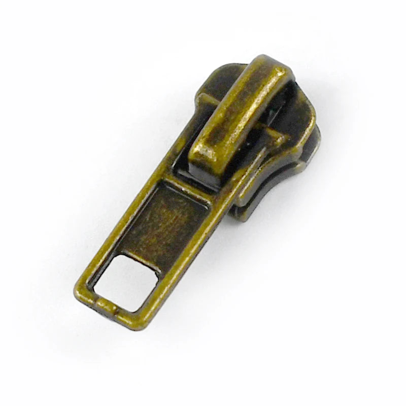 30/500pcs Meetee Zipper Slider for 5# Sewing Metal Zippers DIY Zips Head Bag Pocket Wallet Repair Kits Replacement Tailor Tools