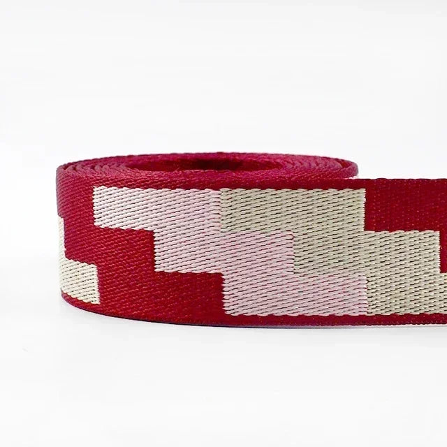 3/100Meters 38mm Thicken Polyester Jacquard Webbing Tape Luggage Decorative Belt Ribbon DIY Bags Shoulder Strap Sewing Accessories