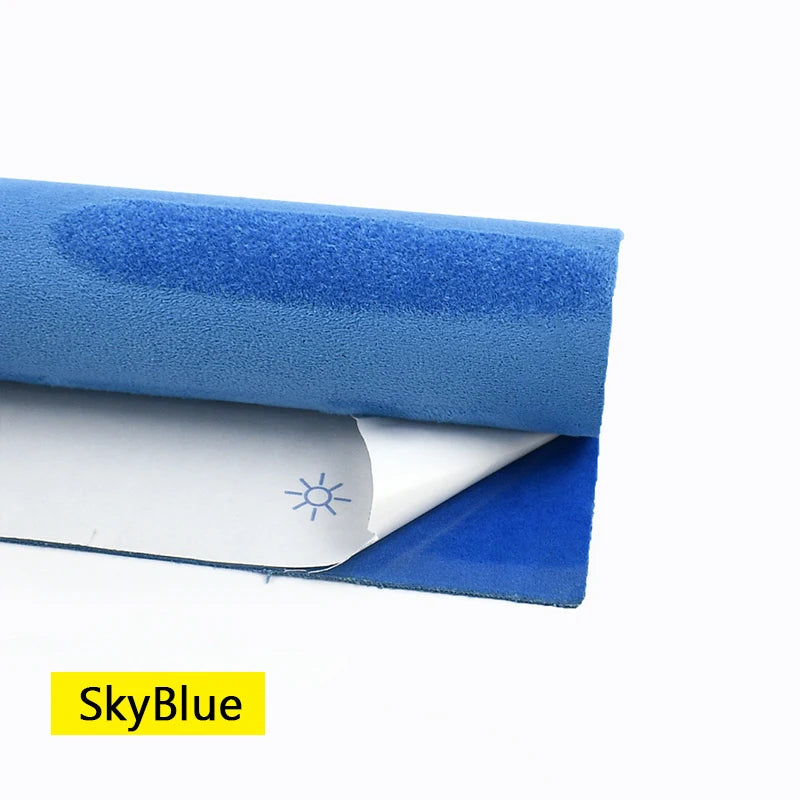 50/100*143cm Suede Self-adhesive Fabric Car Interior Trim Velvet Fabrics Synthetic Leather Cloth DIY Accessories