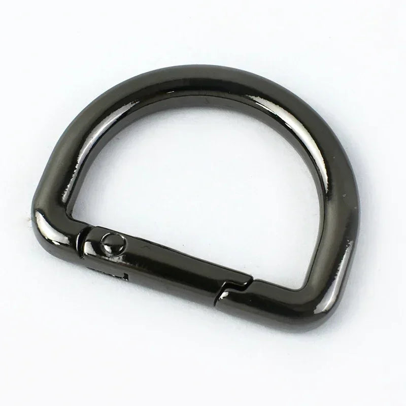 20/500Pcs D Rings Spring Keychain Hooks Carabiner Clip Snap Hook Keyring Buckle for Bag Backpack Strap Hardware Accessories
