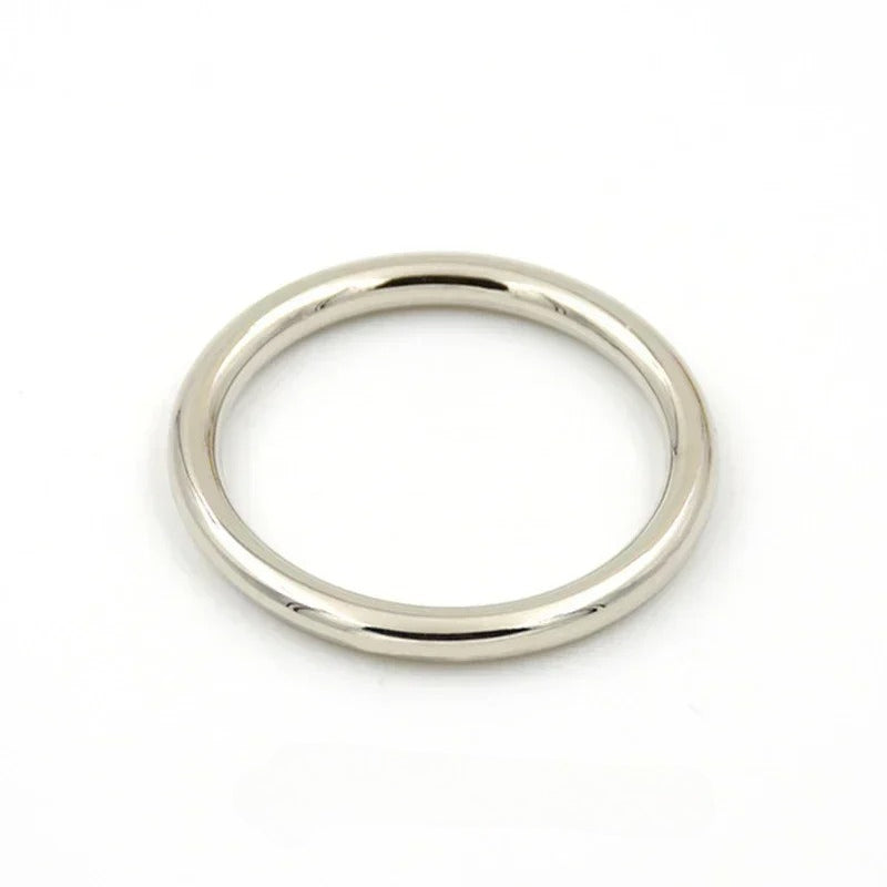 30/600Pcs 15-70mm O Rings Metal Buckles for Bag Belt Buckle Strap Circle Hook Side Hanger Ring Clasp DIY Leather Accessories