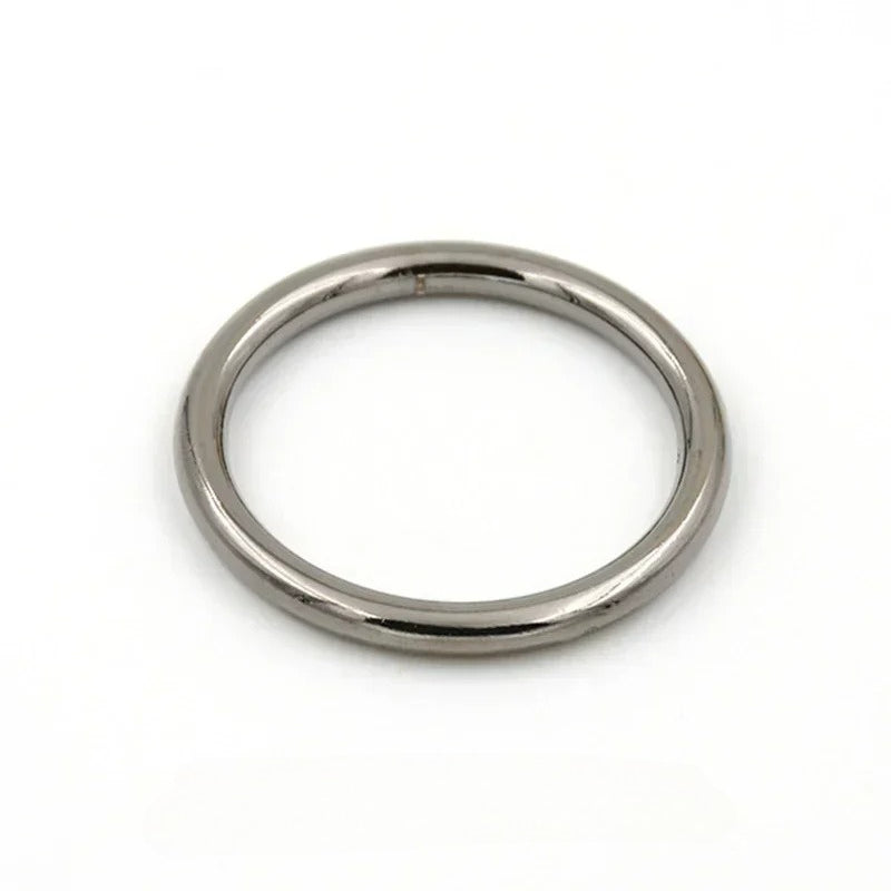 30/600Pcs 15-70mm O Rings Metal Buckles for Bag Belt Buckle Strap Circle Hook Side Hanger Ring Clasp DIY Leather Accessories